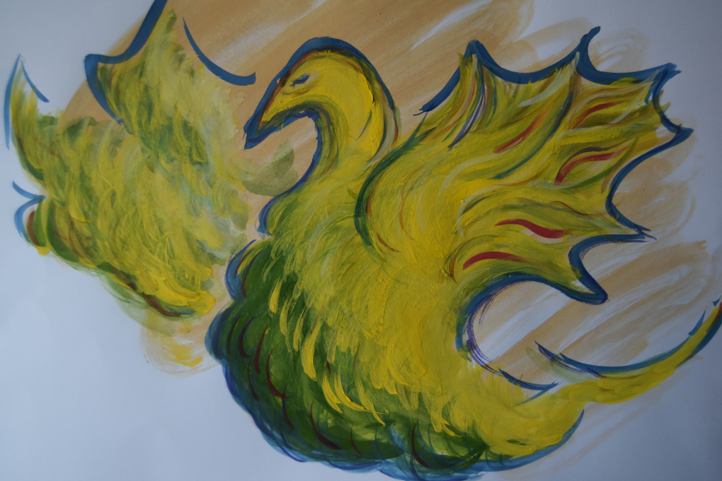 The Phoenix Painting by R.L. Douglas